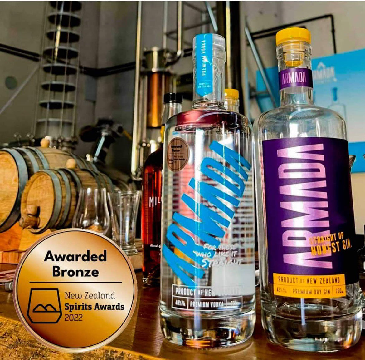Armada Vodka & Gin Wins at 2022 NZ Spirits Awards